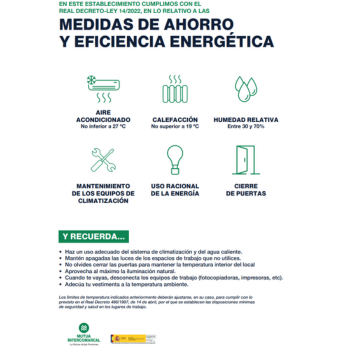 Medidas de ahorro y eficiencia energtica